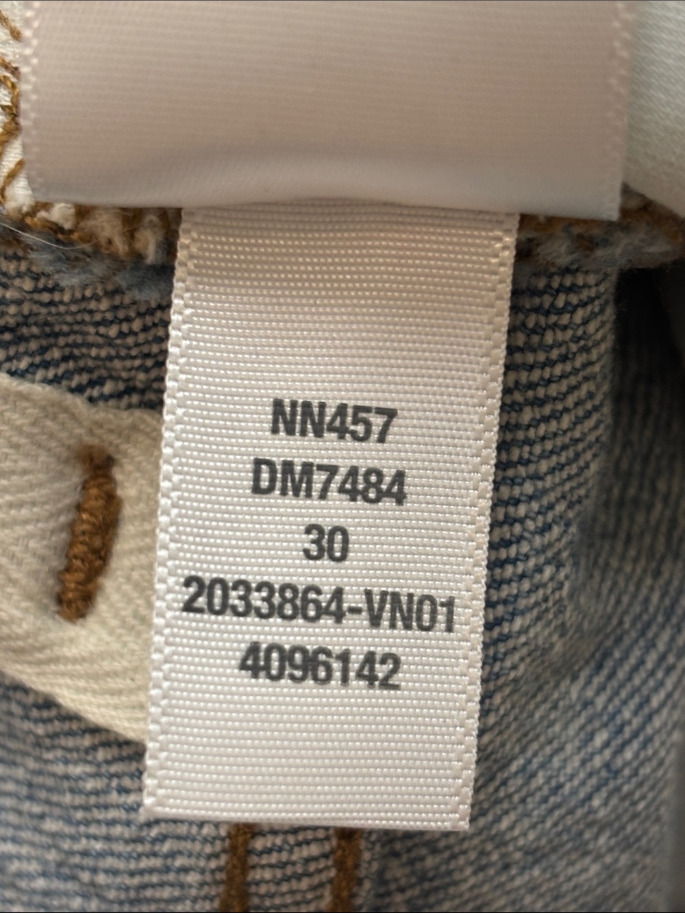 Madewell The '90s Straight Blue Rondell Wash Comfort Stretch Jean Size 30 - Picture 16 of 16